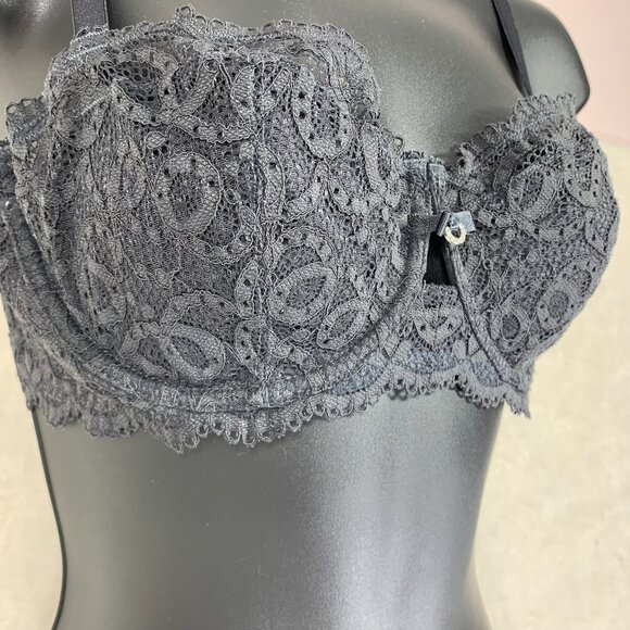 Elegant Black Lace Bra size 32E by Montelle - Picture 12 of 14